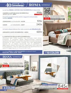 Anteprima del volantino Mondo Convenienza volantino valido a partire dal 01.04.2026 | Pagina: 32 | Prodotti: Ripiano, Letto matrimoniale, Armadio, Comodino