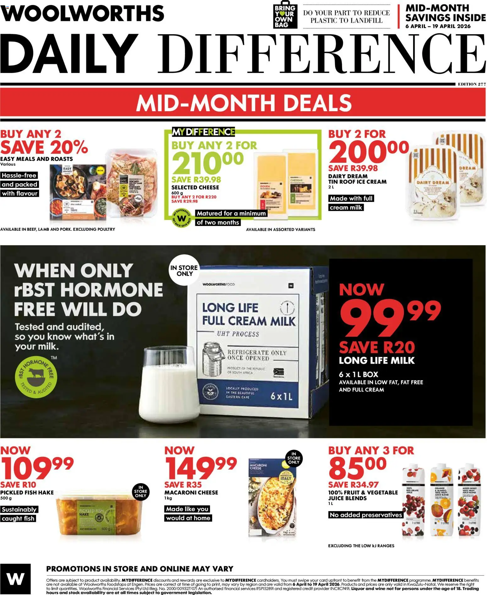 New Woolworths catalogue – valid from 06.04.2026 | Page: 8 | Products: Box, Juice, Wine, Fruit