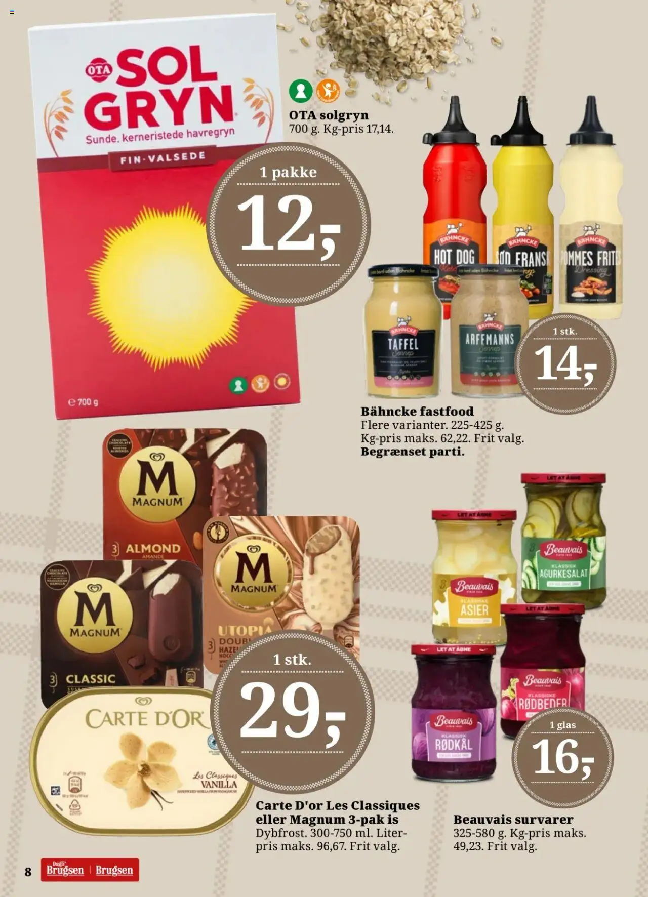 Dagli'Brugsen tilbudsavis – gyldig fra 12.09.2025 | Side: 8 | Produkter: Rødbeder, Rødkål, Dressing, Asier