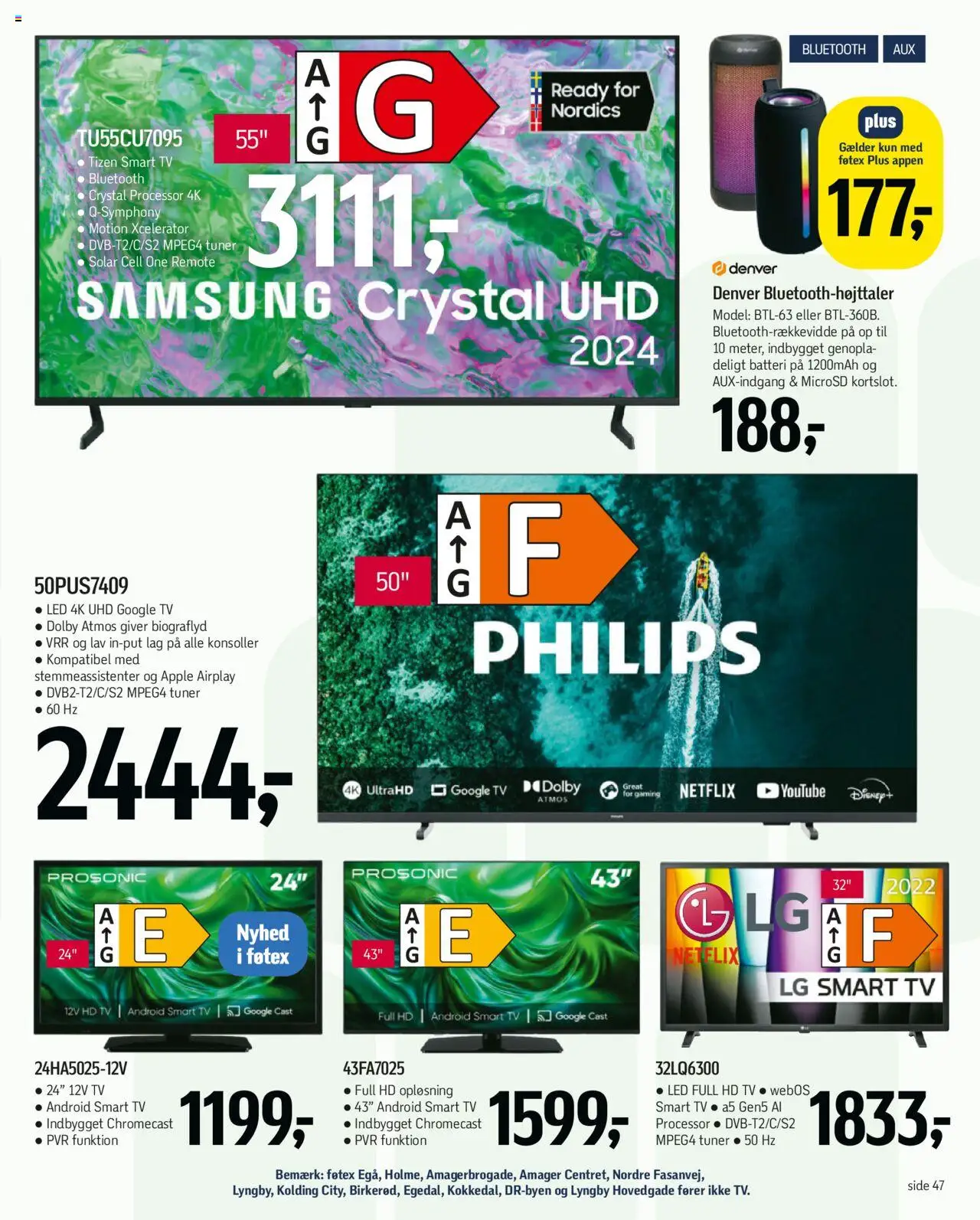 Føtex Tilbudsavis gyldig fra 27.06.2025 | Side: 61 | Produkter: Processor, Smart TV, TV, Batteri
