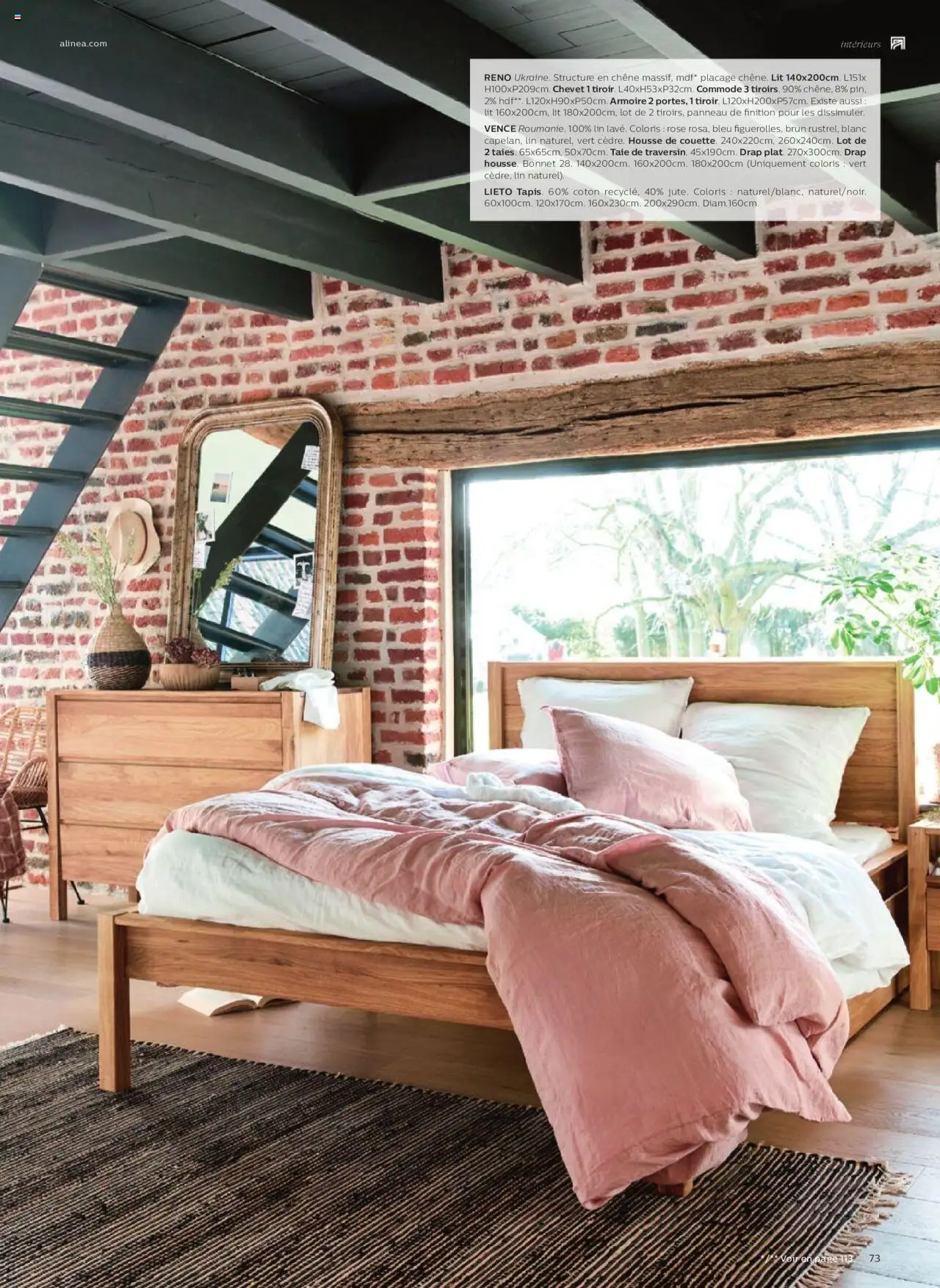  | Page: 73 | Produits: Bonnet, Lit, Armoire, Commode