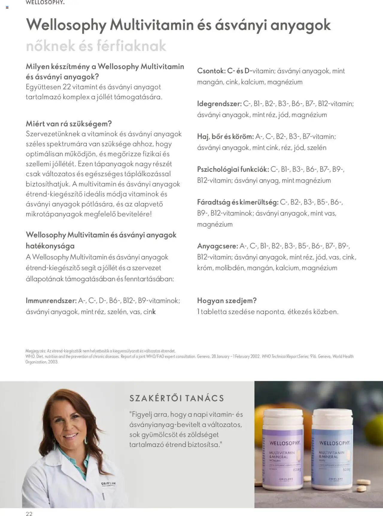 Oriflame akciós ujság - amely érvényes a következő dátumtól: 09.11.2023 | Oldal: 22