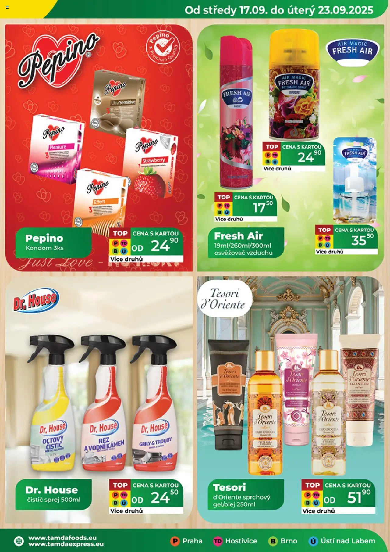 Tamda Foods leták od 17.09.2025 | Strana: 21 | Produkty: Tesori d'Oriente, Kondom, Osvěžovač vzduchu