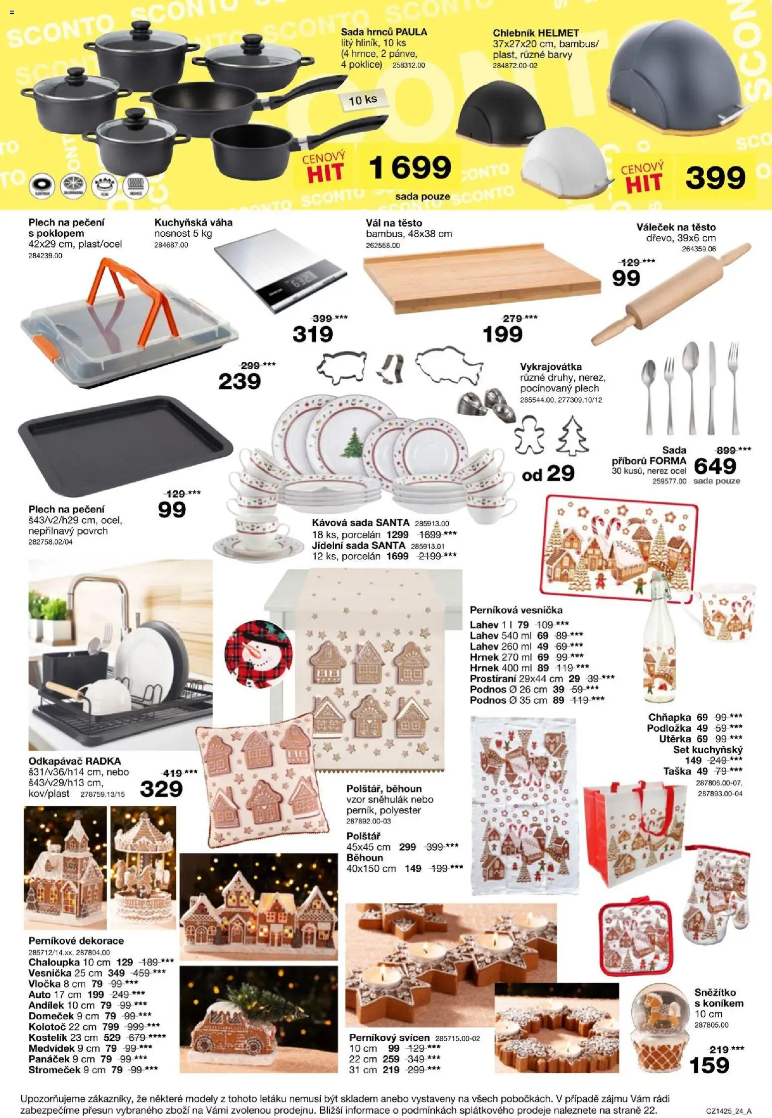 Sconto nábytek leták od 05.11.2025 | Strana: 24 | Produkty: Svícen, Barvy, Běhoun, Utěrka