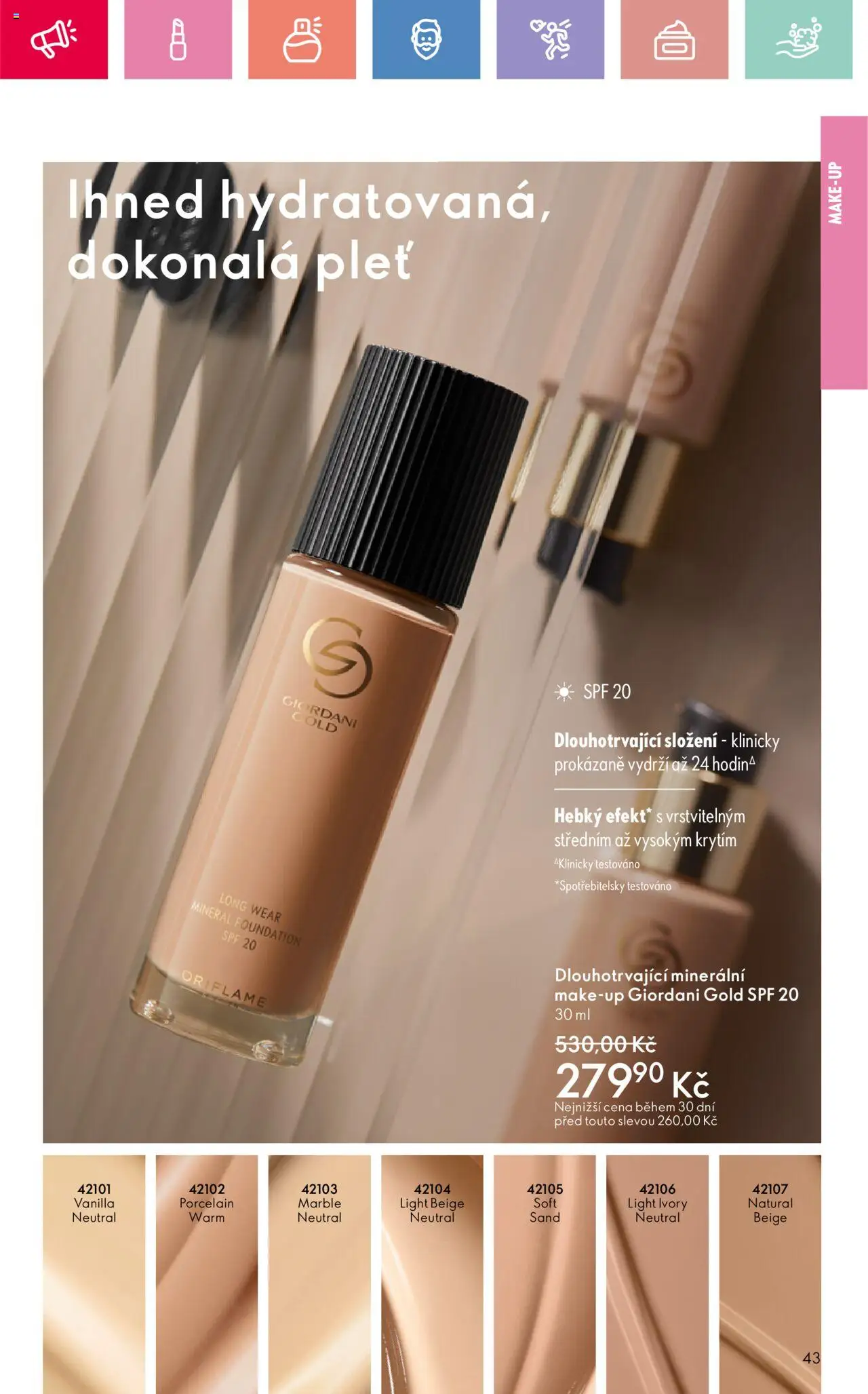 Oriflame katalog č.08/2025 od 25.05.2025 | Strana: 43 | Produkty: Makeup, Make-up