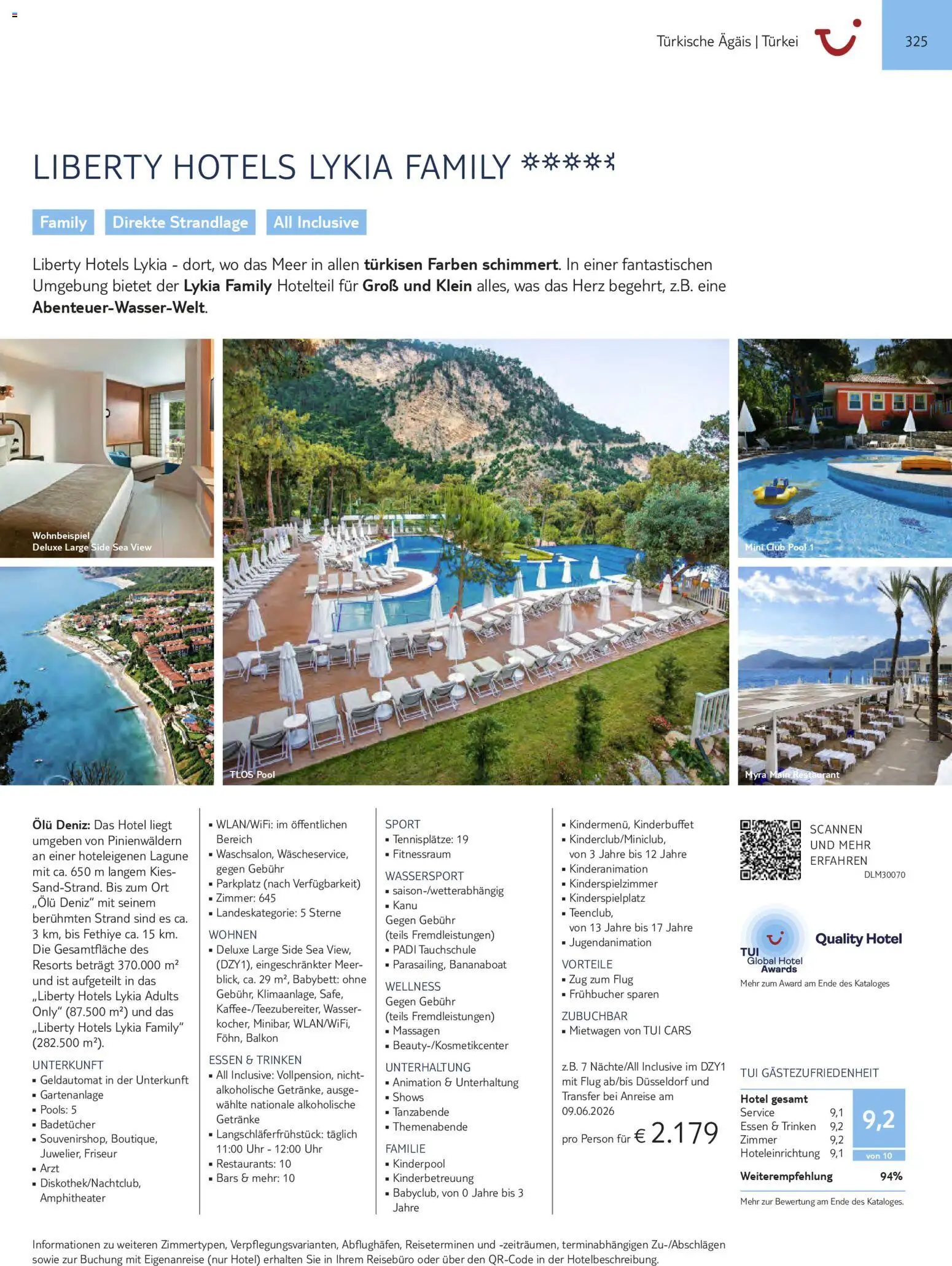 Aida  Südeuropa & Nordafrika 2026/27 – gültig ab 01.01.2026 | Seite: 325 | Produkte: Babybett, Wasser, Uhr