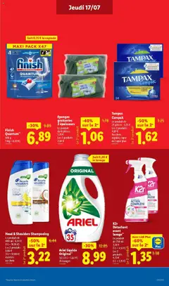  | Page: 15 | Produits: Ariel, Shampooing, Détachant, Détergent