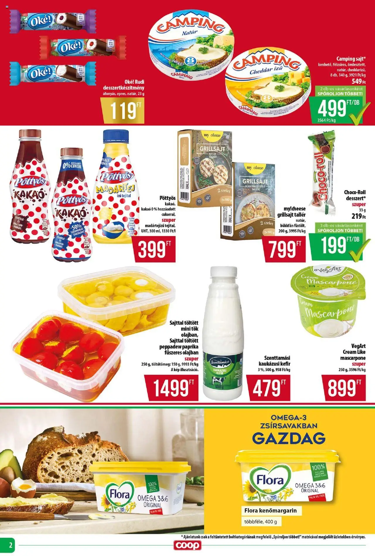 COOP akciós ujság - amely érvényes a következő dátumtól: 28.08.2025 | Oldal: 2 | Termékek: Tök, Grillsajt, Mascarpone, Cheddar