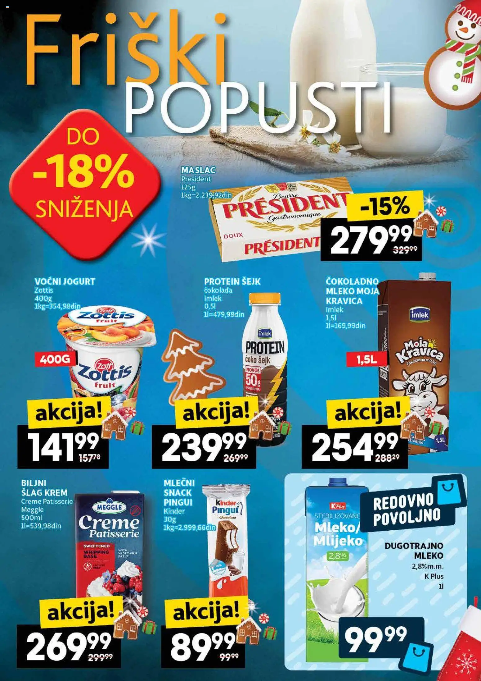 Roda katalog - važi od 25.12.2025 | Strana: 14 | Proizvode: Protein, Šlag krem, Jogurt, Čokolada