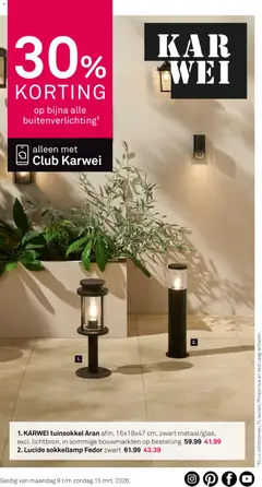 KARWEI folder - Voorbeeld van een folder van KARWEI, geldig van 09.03.2026