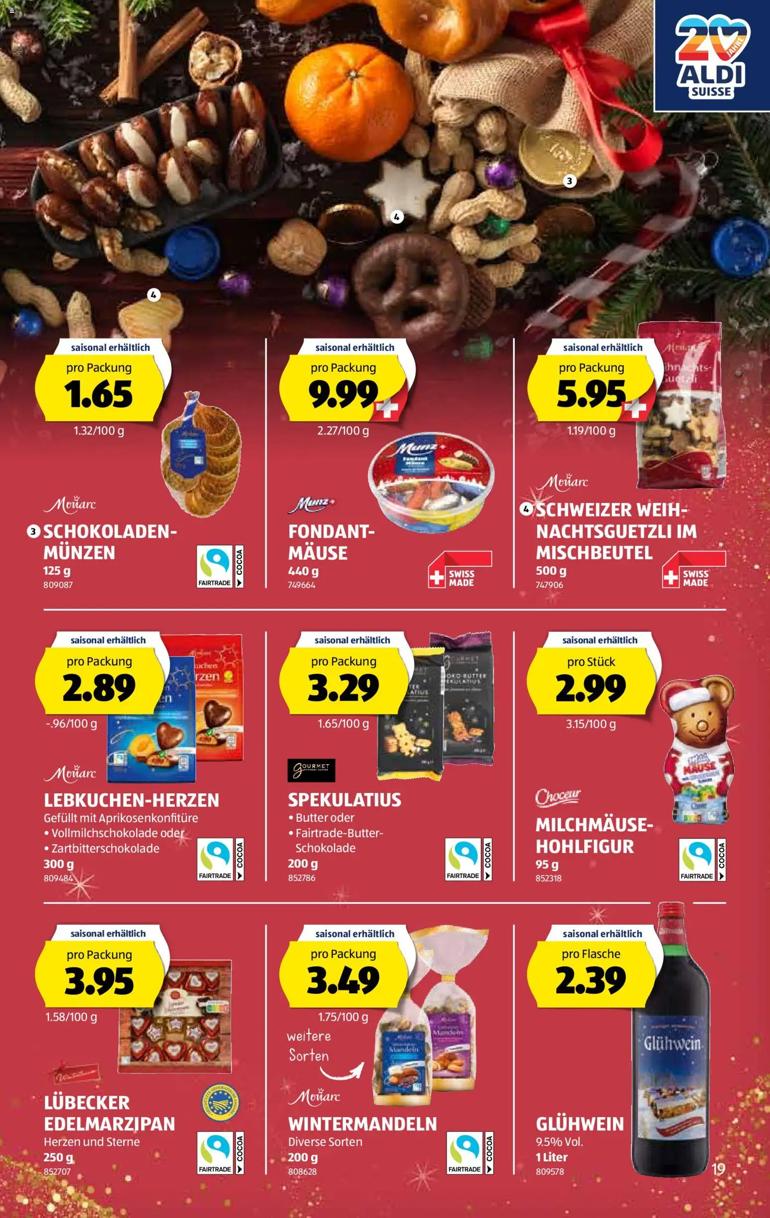 Aldi Aktionen – gültig ab 04.12.2025 | Seite: 20 | Produkte: Butter, Schokolade