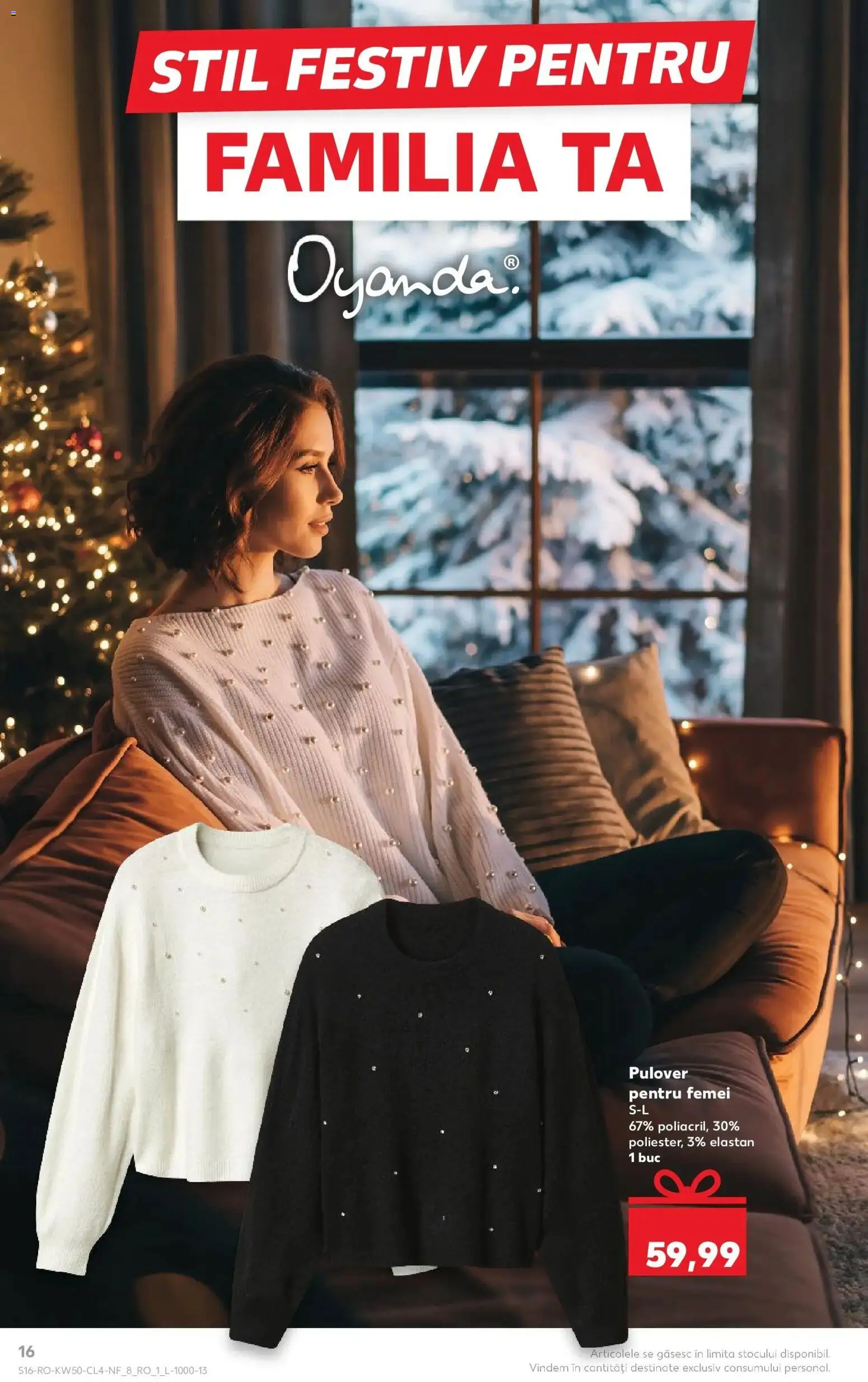 Noul catalog Kaufland – valabil de la 10.12.2025 | Pagină: 16 | Produse: Pulover