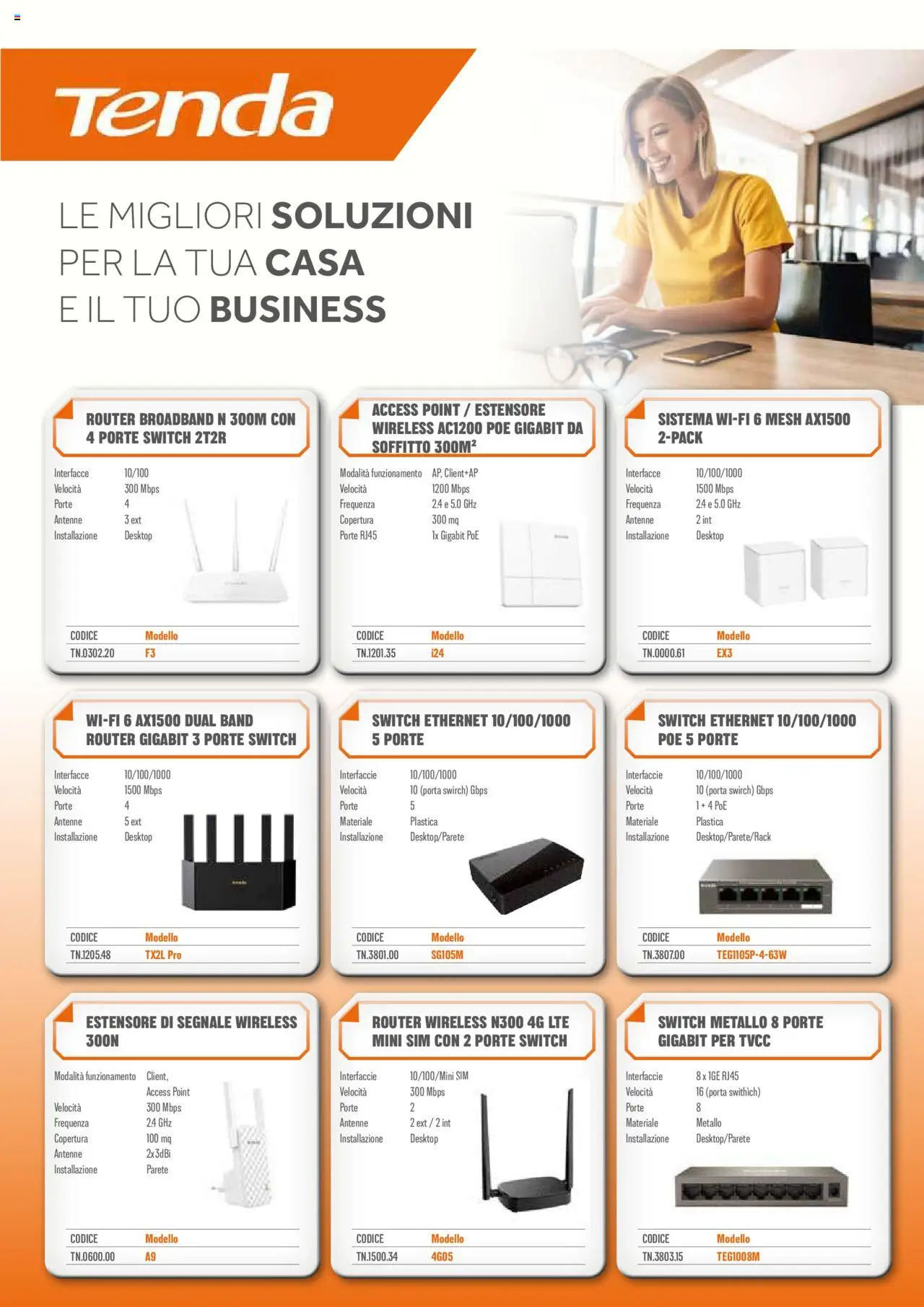 Volantino GBC del 09.06.2025 | Pagina: 41 | Prodotti: Router, Tenda