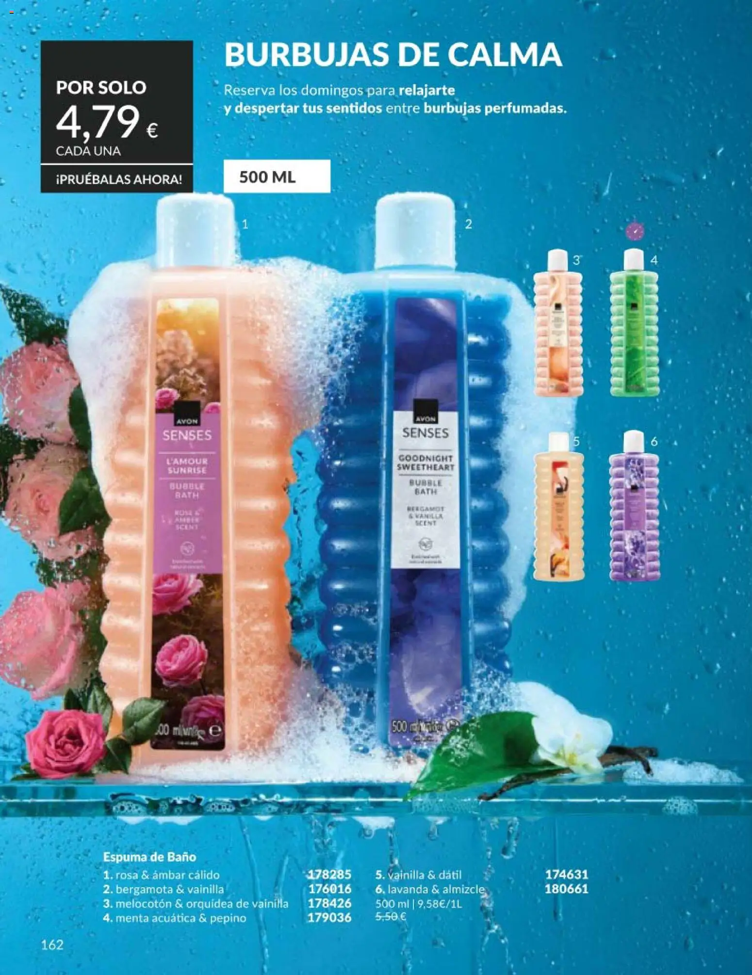 Catálogo AVON campaña 5 │ válido desde el 01.05.2026 | Página: 162 | Productos: Στιγμιαίος καφές, Espuma de baño, Baño