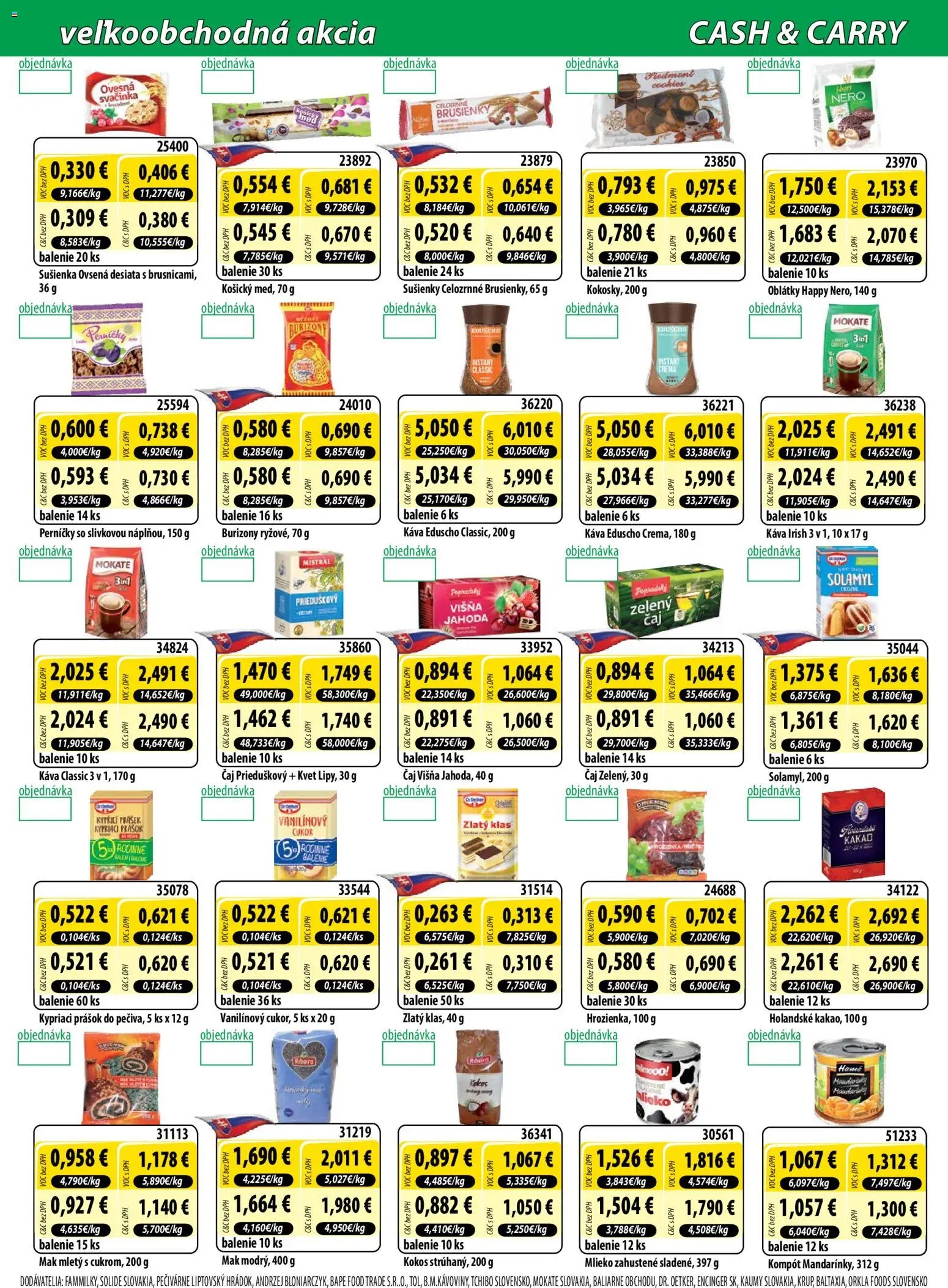 Nové Milk Agro akcie – leták je platný od 18.03.2026 | Strana: 5 | Produkty: Mlieko, Káva, Čaj, Mak