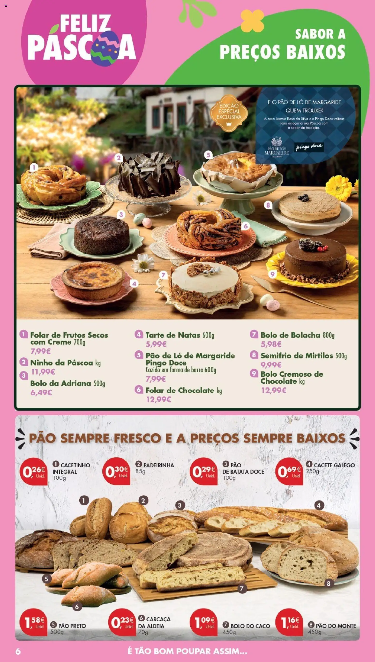 Pingo Doce Poupe Esta Semana Madeira │ válido de 31.03.2026 | Página: 6 | Produtos: Batata, Pão, Chocolate, Mirtilos
