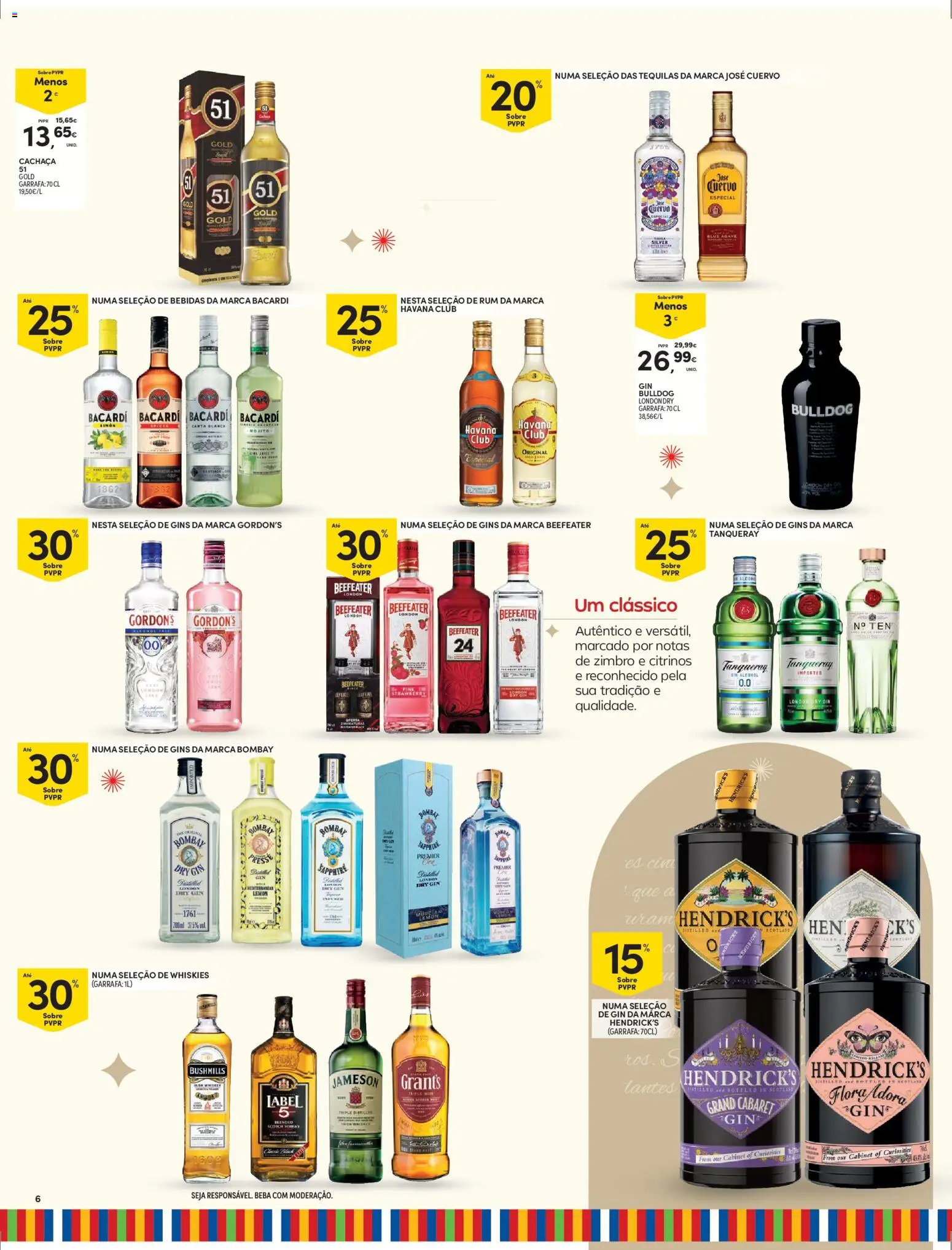 Continente - Madeira │ válido de 26.12.2025 | Página: 6 | Produtos: Cachaça, Rum, Tequila, Gin