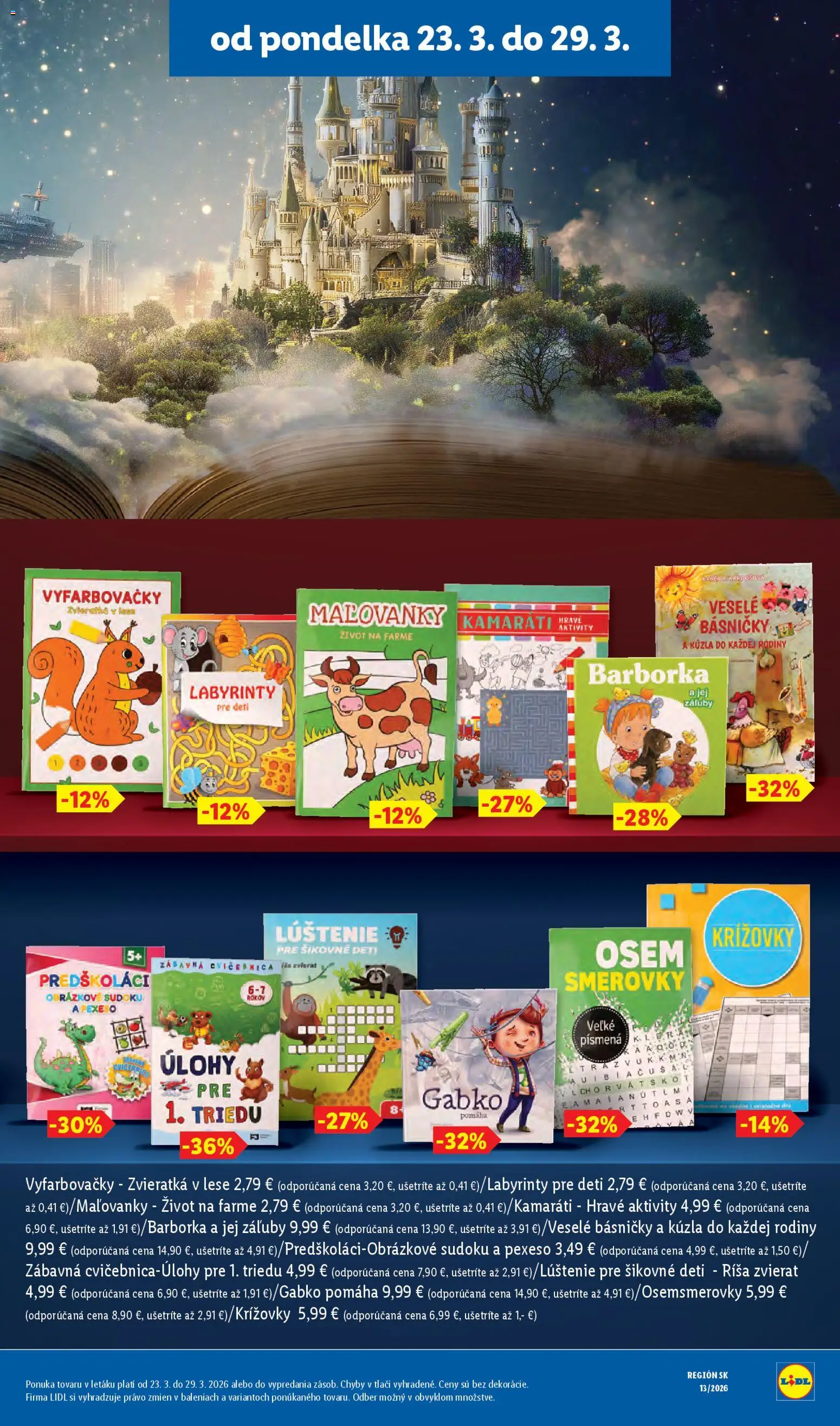 Nové Lidl akcie – leták je platný od 23.03.2026 | Strana: 43 | Produkty: Puzzle