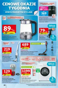 Pogląd oferty "Auchan Gazetka - Wielkie Przeboje Cenowe Hipermarket" - ważna od 02.01.2026 | Strona: 28