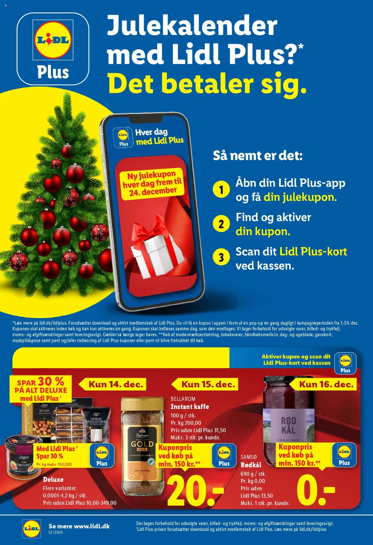 Lidl tilbudsavis – gyldig fra 14.12.2025 | Side: 2 | Produkter: Kaffe, Rødkål, Søm, Instant Kaffe