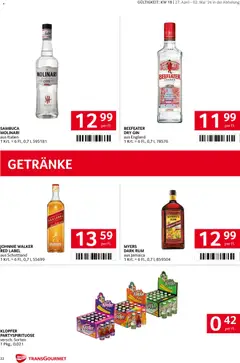 Transgourmet Flugblatt ab 27.04.2026 gültig | Seite: 21 | Produkte: Gin