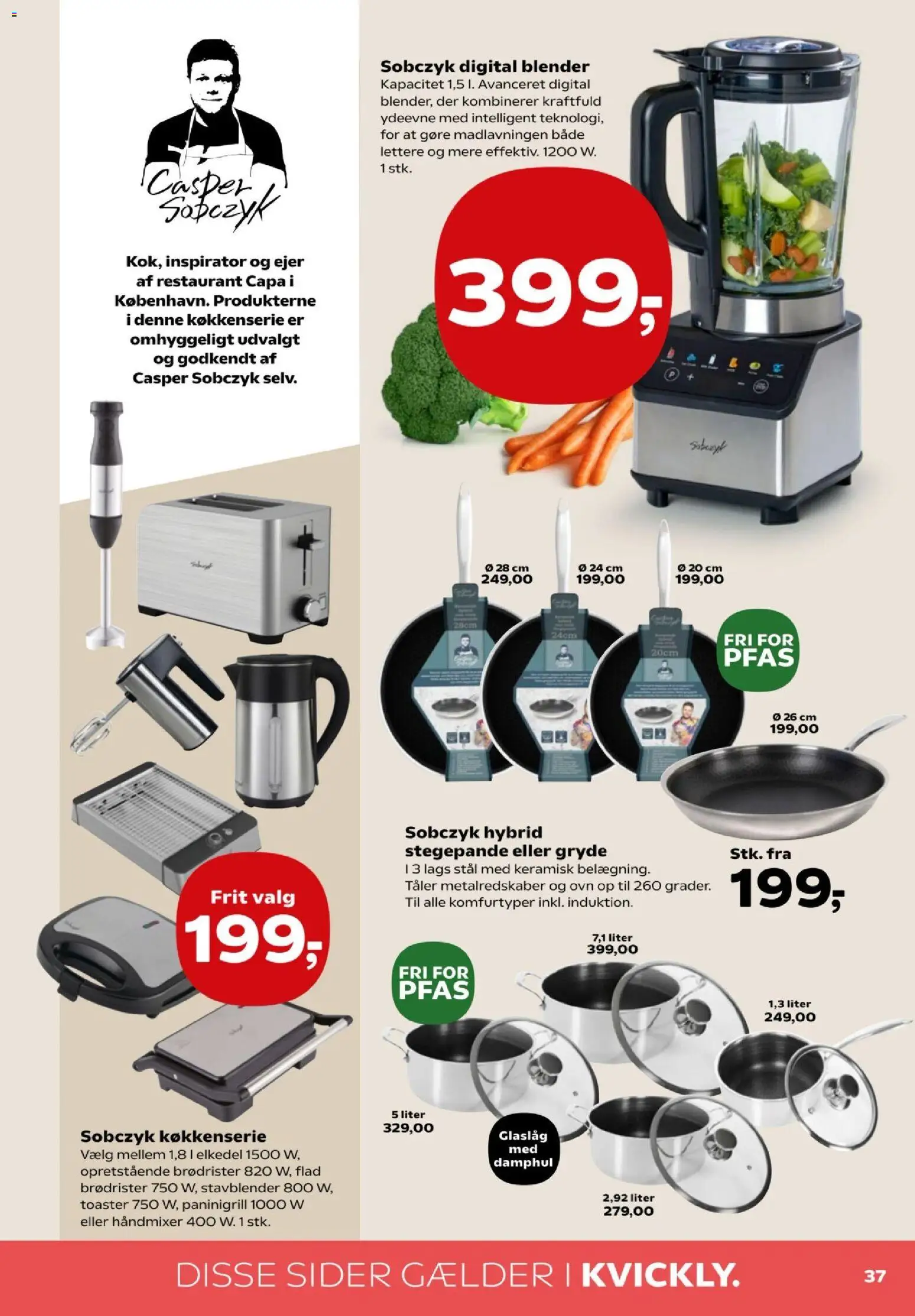Kvickly tilbudsavis – gyldig fra 07.04.2026 | Side: 39 | Produkter: Brødrister, Ovn