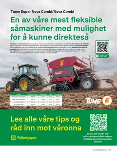 Forhåndsvisning av Felleskjøpet kundeavis gyldig fra 18.03.2026 | Side: 27