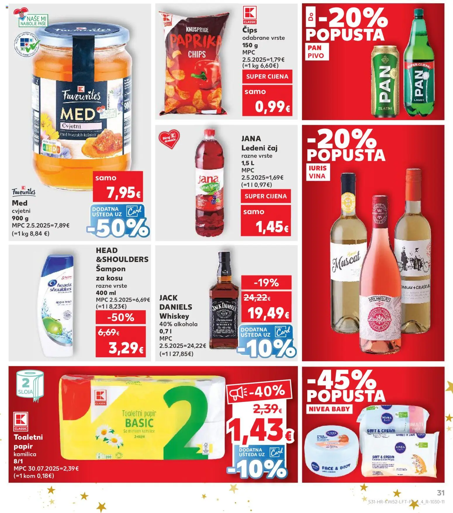 Kaufland katalog | vrijedi od 27.12.2025 | Stranica: 31 | Proizvodi: Šampon, Pivo, Paprika, Nivea