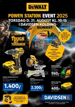 Eksempel på tilbudsavis Davidsen - Dewalt Event Kolding fra butik Davidsen gyldig fra 21.08.2025
