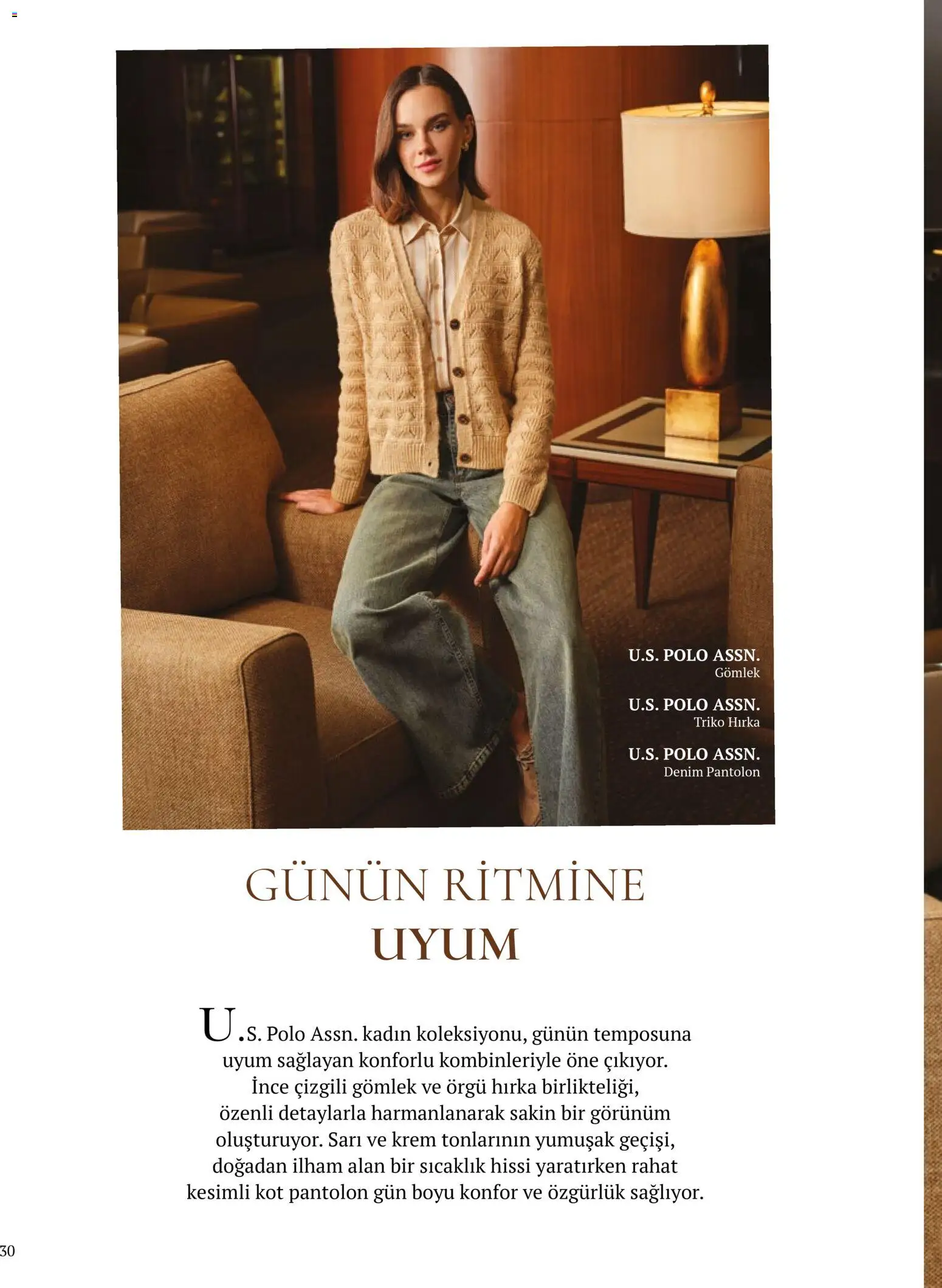 Özdilek Sonbahar - Kış Kataloğu - 09.01.2026 tarihinden itibaren geçerlidir | Sayfa: 30 | Ürünler: Krem, Gömlek, Pantolon, Hırka