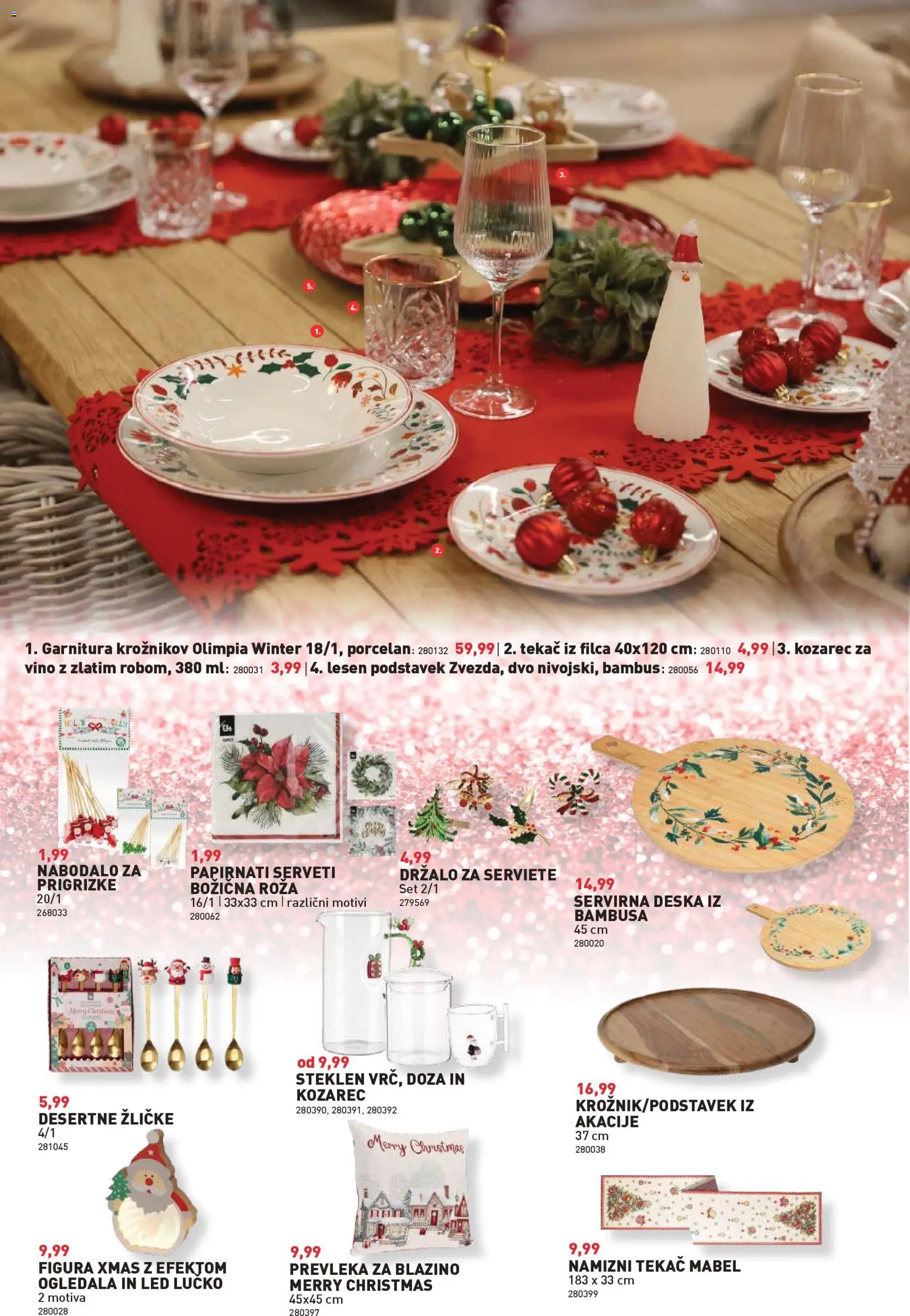 Novi Inpos katalog ponudbe – veljaven od 13.11.2025 | Stran: 12 | Izdelki: Kozarec, Tekač, Prevleka, Vino