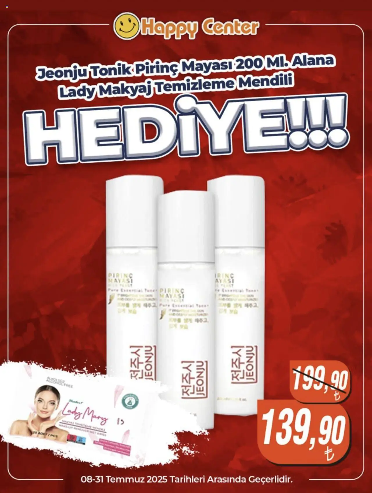 Happy Center İndirim - 08.07.2025 tarihinden itibaren geçerlidir | Sayfa: 1 | Ürünler: Makyaj, Pirinç