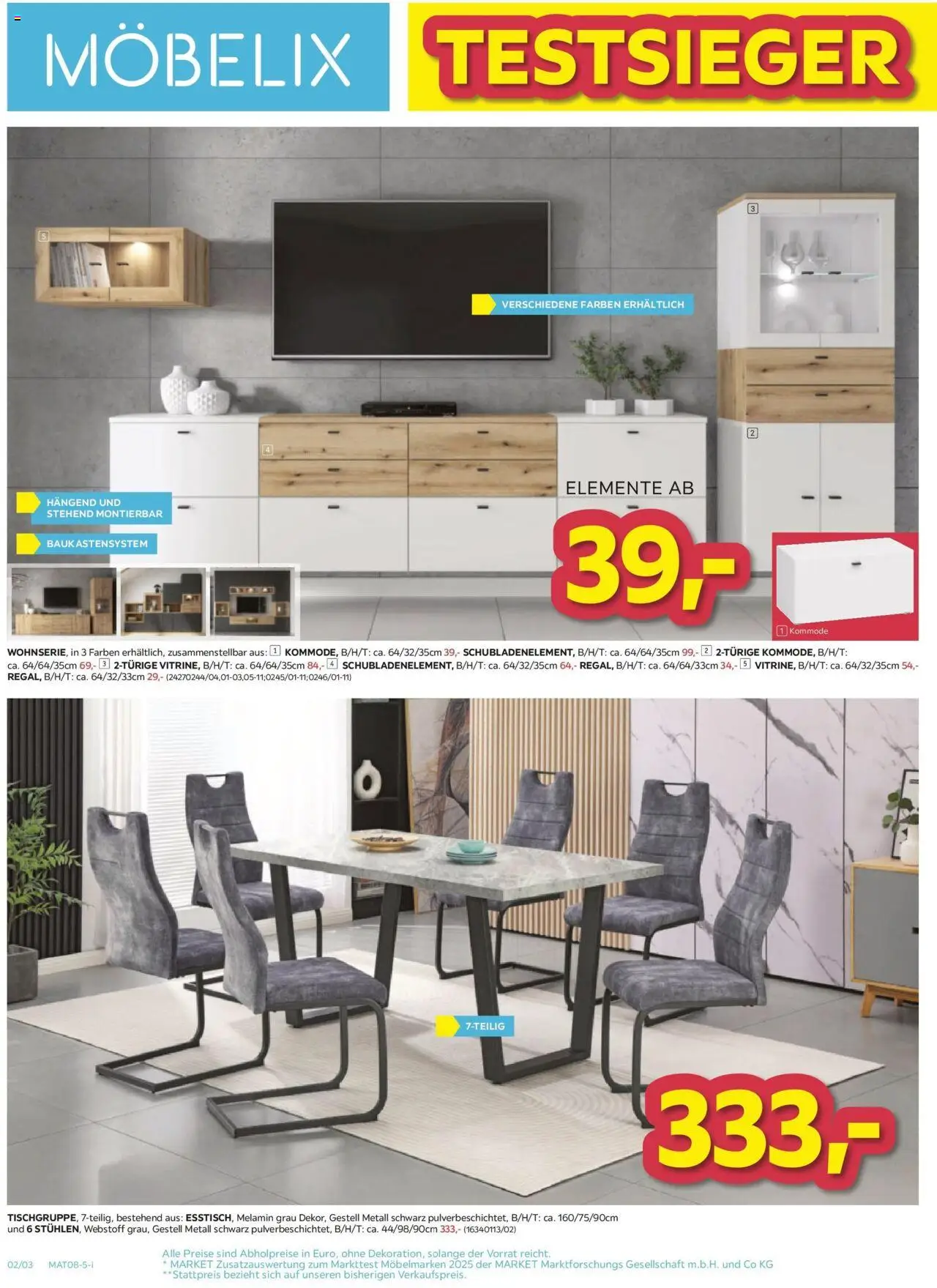 Möbelix Angebote gültig ab 05.08.2025 | Seite: 2 | Produkte: Kommode