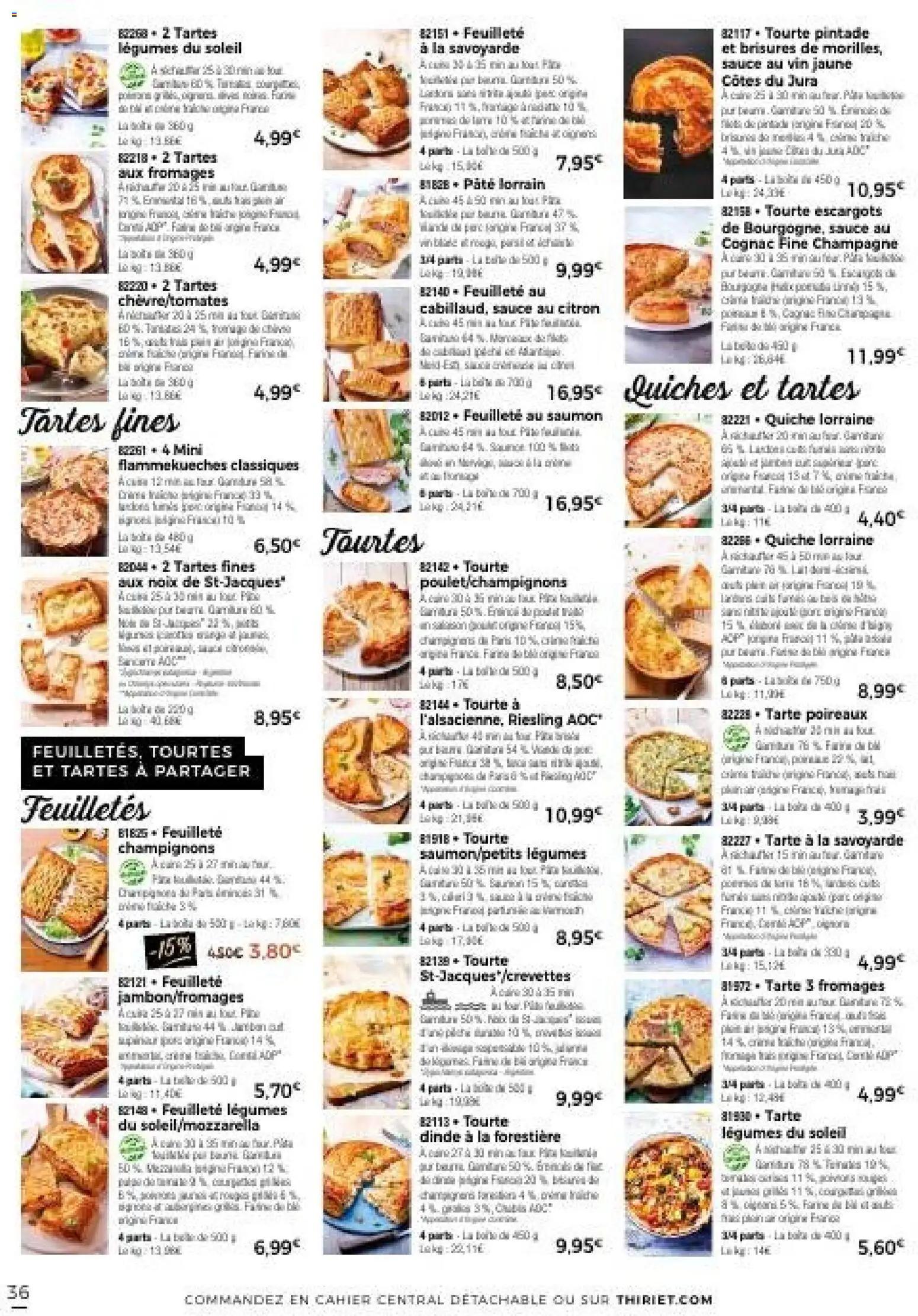 {H1} | Page: 36 | Produits: Escargots, Jambon, Vin, Tomates