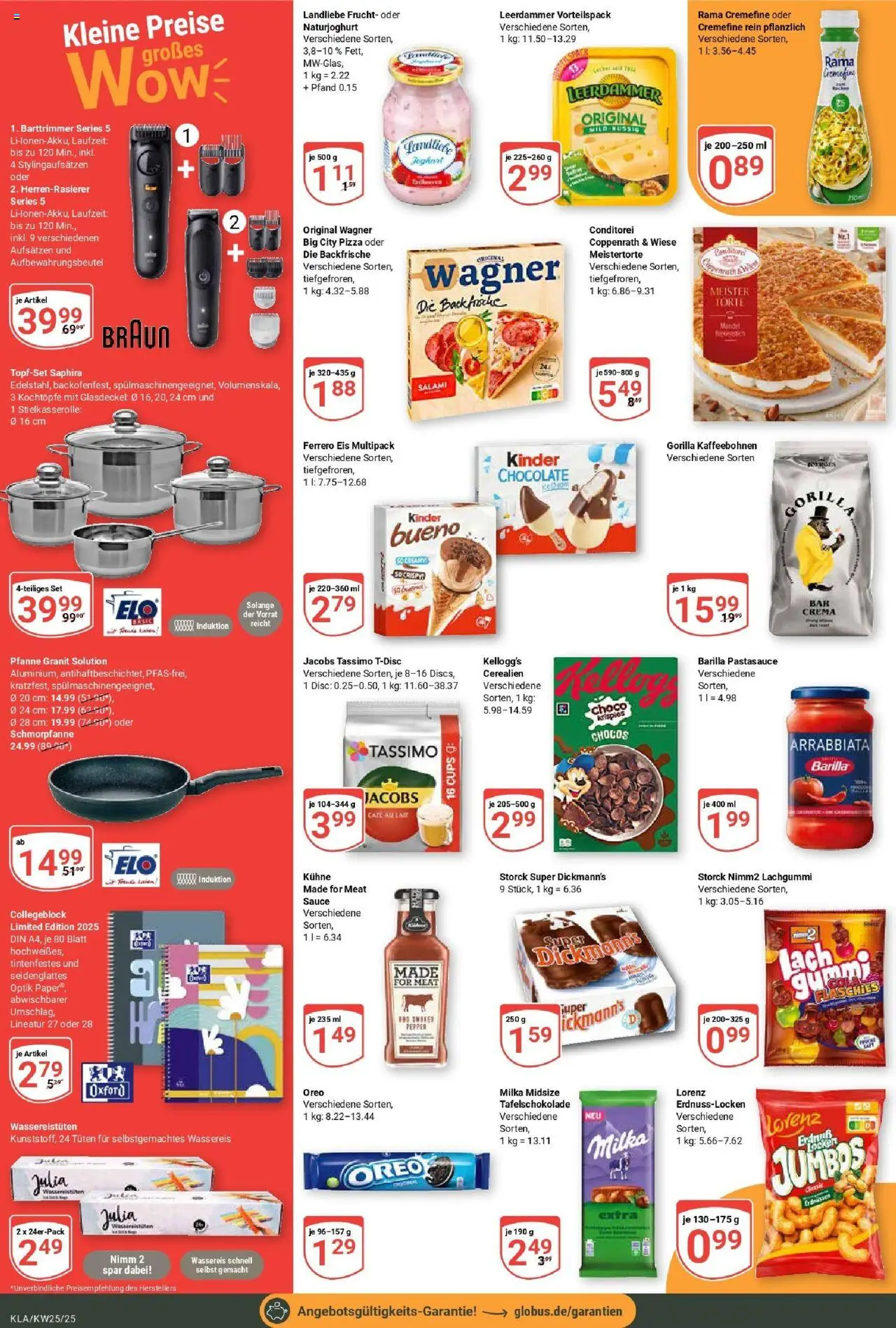Globus prospekt Kaiserslautern	 - gültig ab dem 15.06.2025 | Seite: 2 | Produkte: Rama, Notebook, Pasta, Tassimo