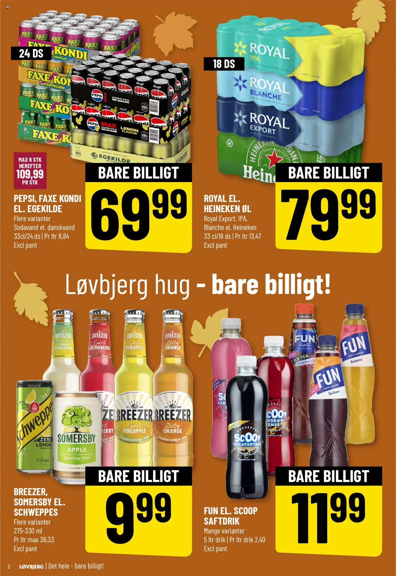 Løvbjerg tilbudsavis – gyldig fra 10.10.2025 | Side: 2 | Produkter: Ananas, Sodavand, Iogurteira, Faxe Kondi