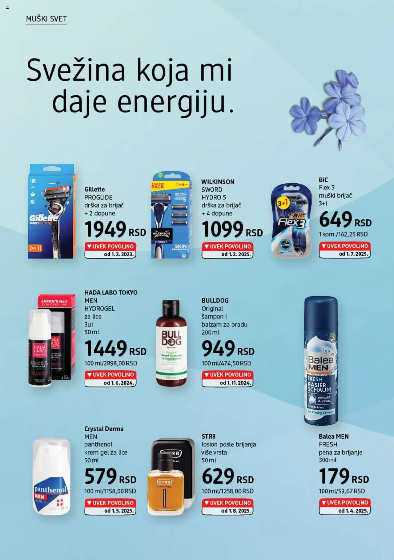DM Drogerie katalog - važi od 01.08.2025 | Strana: 22 | Proizvode: Gillette, Brijač, Šampon, Losion posle brijanja