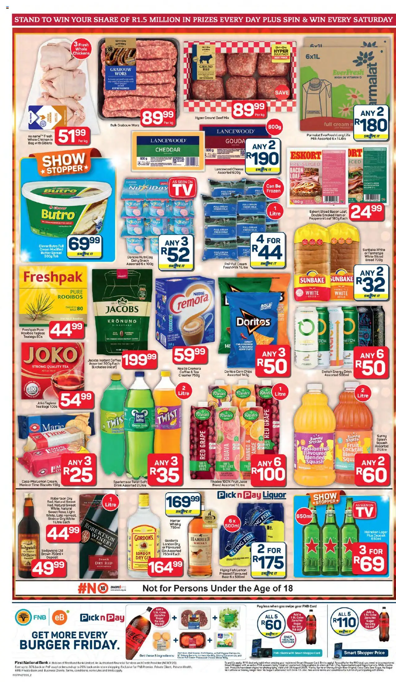 Pick n Pay Inland provinces - Hypermarket Specials │ valid from 04.08.2025 | Page: 2 | Products: Stoney, Fruit, Pepper, Mango