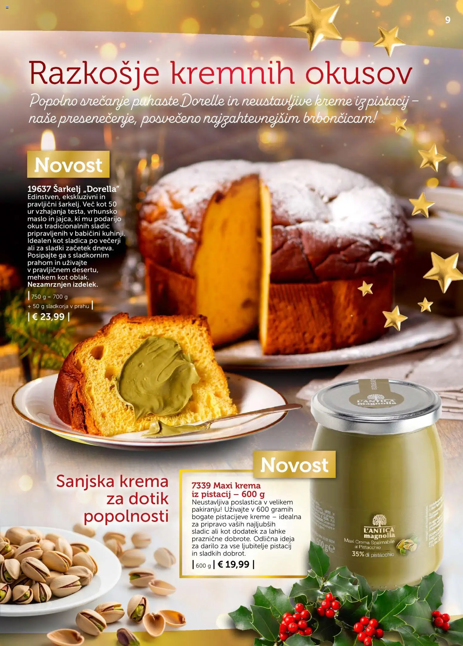 Novi Bofrost katalog ponudbe – veljaven od 01.12.2025 | Stran: 9 | Izdelki: Krema, Maslo