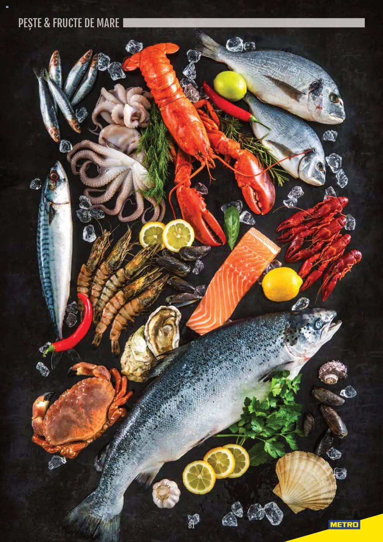 Noul catalog Metro – valabil de la 14.11.2024 | Pagină: 81 | Produse: Pește, Fructe, Fructe De Mare