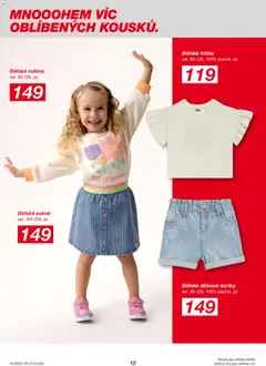 Náhled letáku Kik leták od 23.03.2026 | Strana: 12 | Produkty: Sukně, Tričko, Mikina
