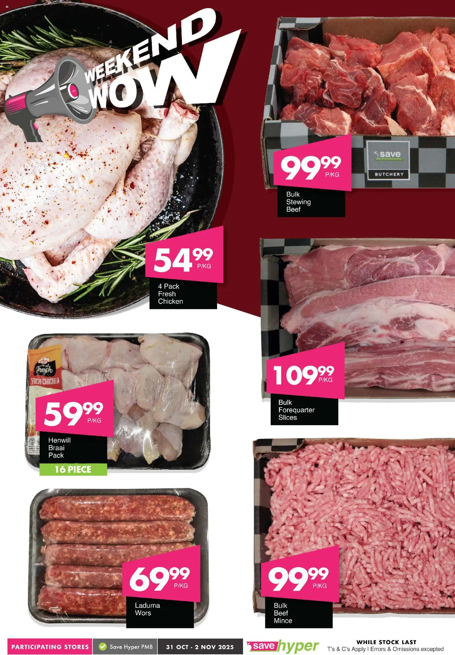 New Save catalogue – valid from 31.10.2025 | Page: 8 | Products: Chicken, Beef, Stock