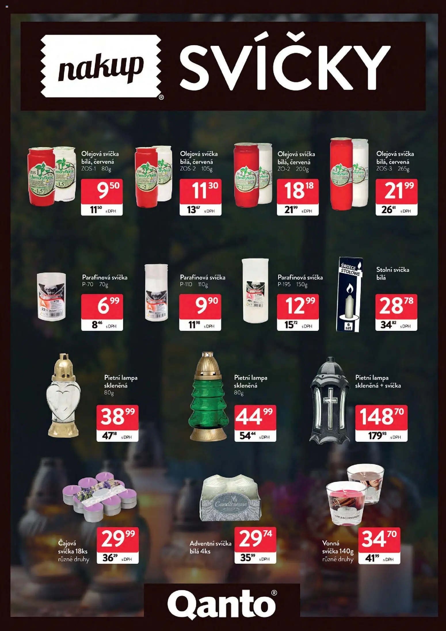 Astur & Qanto leták - Velkoobchod 04/2026 od 01.04.2026 | Strana: 197 | Produkty: Svíčka, Svíčky, Lampa