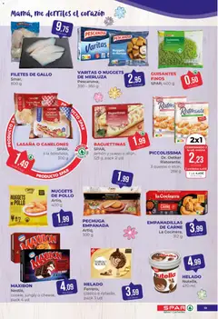 Vista previa Spar folleto válido desde el 17.04.2026 | Página: 13 | Productos: Helado, Lasaña, Canelones, Nuggets