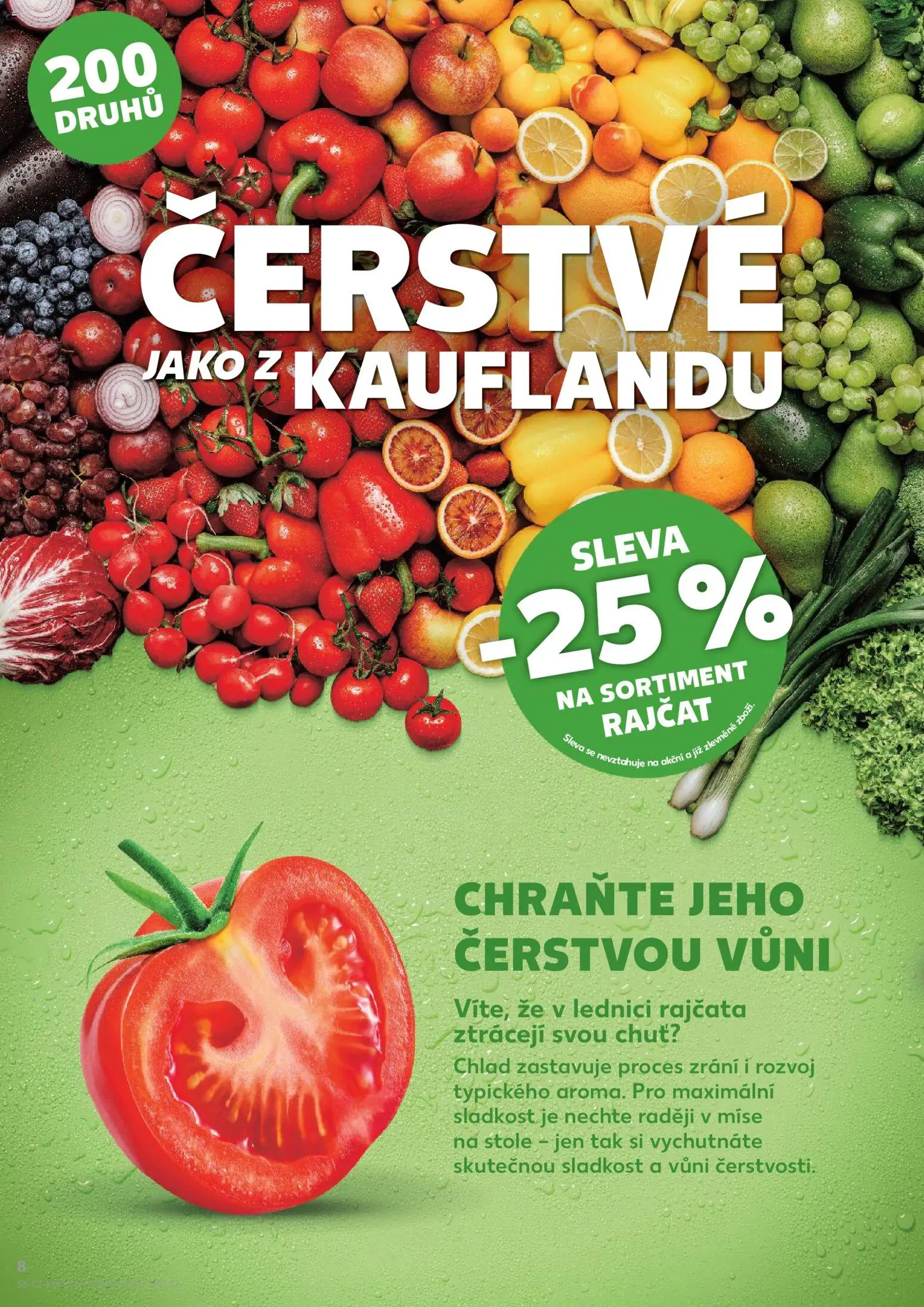 Kaufland leták - Ostrava od 29.04.2026 | Strana: 8 | Produkty: Rajčata