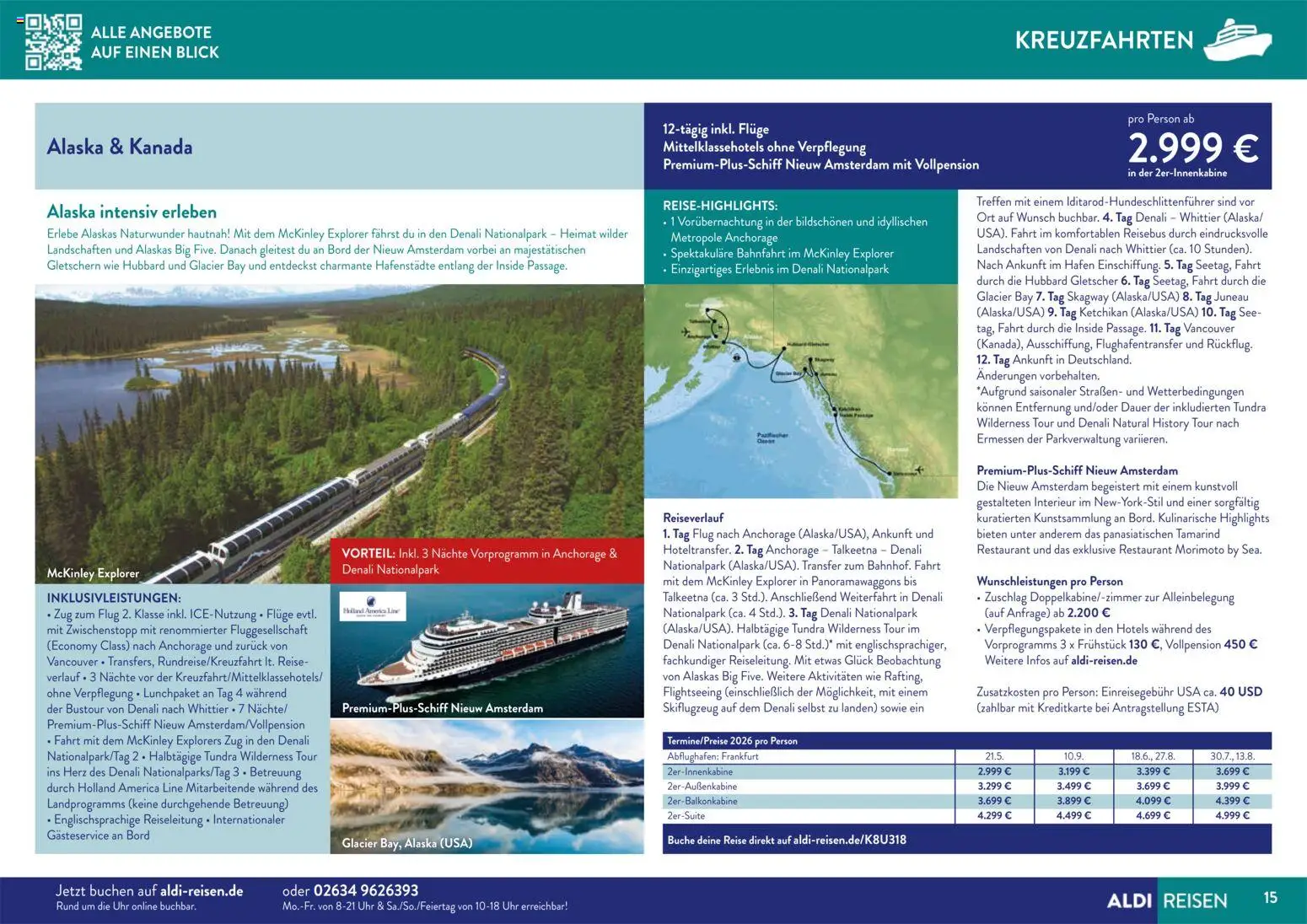 Aldi Reisen Traumreisen – gültig ab 01.11.2025 | Seite: 15 | Produkte: Uhr