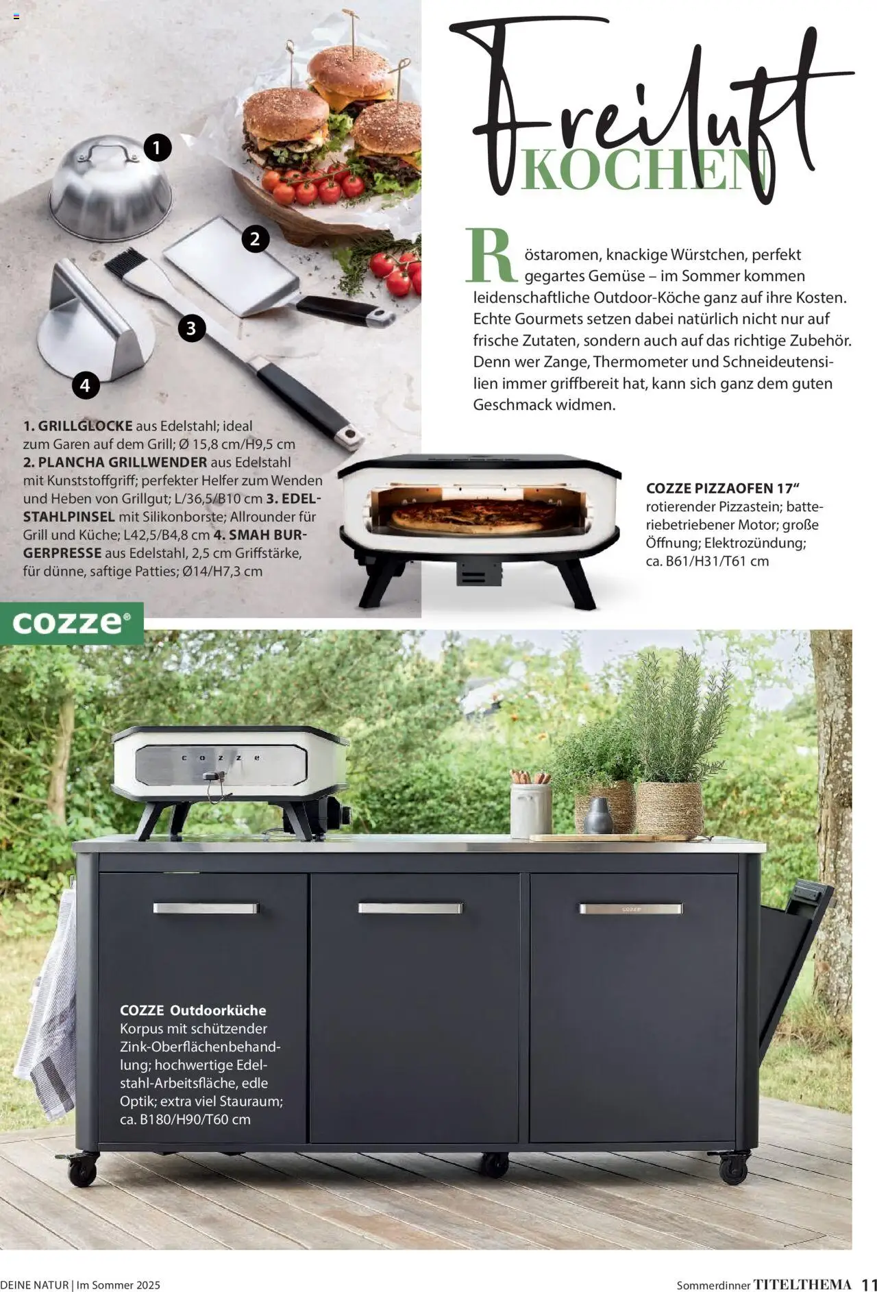 Dehner Prospekt - Deine Natur – gültig ab 23.04.2025 | Seite: 11 | Produkte: Grill, Thermometer, Burger, Pizza