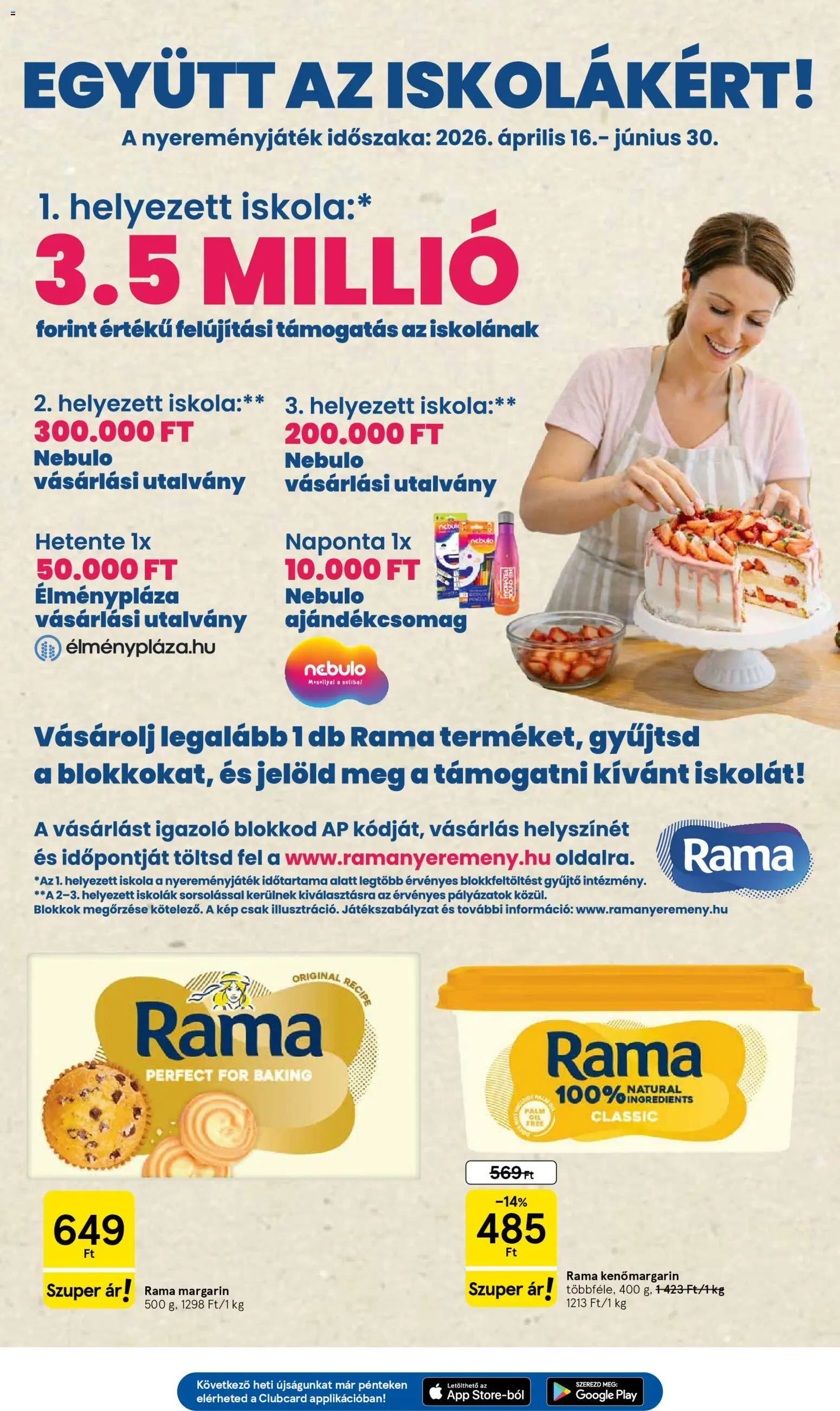 Tesco akciós ujság - amely érvényes a következő dátumtól: 29.04.2026 | Oldal: 19 | Termékek: Margarin, Rama