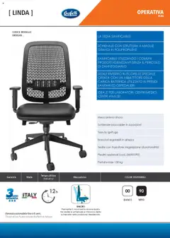 Anteprima del volantino Buffetti Sedie catalogo valido a partire dal 28.06.2025 | Pagina: 127