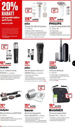 Interdiscount aktionen ab 09.03.2026 gültig | Seite: 15 | Produkte: Personenwaage, Tasche, Philips, Epilierer